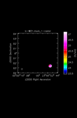 Unknown Moment 1 map of Source R-Cas
