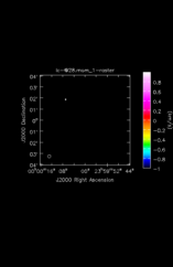 Unknown Moment 1 map of Source R-Cas
