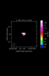 Acetone Moment 2 map of Source R-Cas