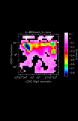 Acetone Moment 0 map of Source R-Cas