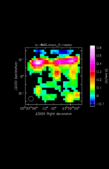 Acetone Moment 0 map of Source R-Cas