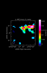 Acetone Moment 0 map of Source R-Cas