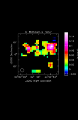 Acetone Moment 0 map of Source R-Cas