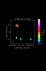 Dimethyl ether Moment 2 map of Source R-Cas