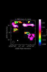 Methanol Moment 0 map of Source R-Cas