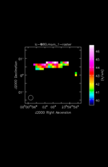 Hydrogen Cyanide Moment 1 map of Source R-Cas