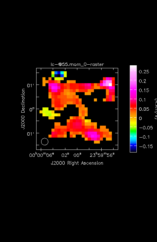 Silicon Mononitride Moment 0 map of Source R-Cas