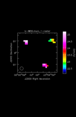 Silicon Mononitride Moment 1 map of Source R-Cas