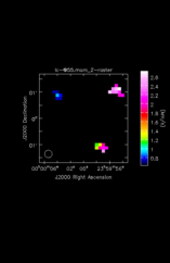 Silicon Mononitride Moment 2 map of Source R-Cas