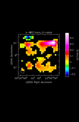 Silicon Mononitride Moment 0 map of Source R-Cas