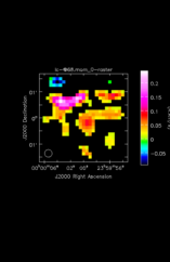 Silicon Mononitride Moment 0 map of Source R-Cas