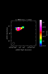 Silicon Mononitride Moment 1 map of Source R-Cas