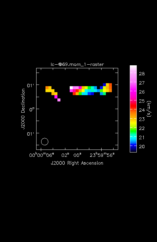 Silicon Mononitride Moment 1 map of Source R-Cas