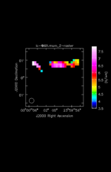 Silicon Mononitride Moment 2 map of Source R-Cas