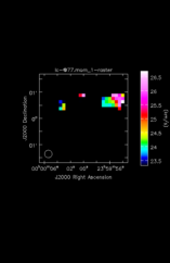 Silicon Mononitride Moment 1 map of Source R-Cas