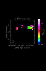Silicon Mononitride Moment 2 map of Source R-Cas