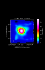 Silicon Monoxide Moment 0 map of Source R-Cas