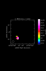 Unknown Moment 1 map of Source R-Cas