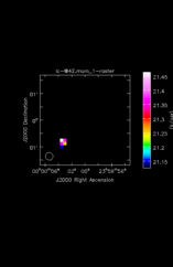 Unknown Moment 1 map of Source R-Cas