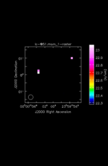 Unknown Moment 1 map of Source R-Cas