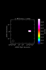 Unknown Moment 1 map of Source R-Cas