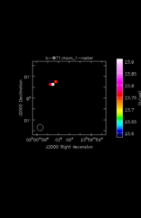 Unknown Moment 1 map of Source R-Cas