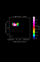 Unknown Moment 1 map of Source R-Cas