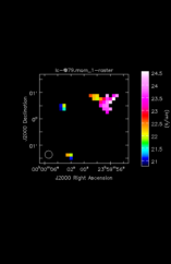 Unknown Moment 1 map of Source R-Cas