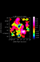 Acetone Moment 0 map of Source R-Cas