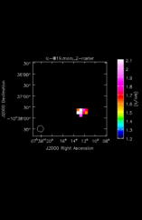 Acetone Moment 2 map of Source R-Cas