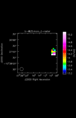 Hydrogen Cyanide Moment 2 map of Source R-Cas