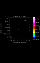 Unknown Moment 1 map of Source R-Cas