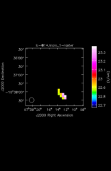 Unknown Moment 1 map of Source R-Cas