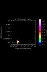 Unknown Moment 1 map of Source R-Cas
