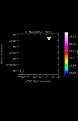 Unknown Moment 1 map of Source R-Cas
