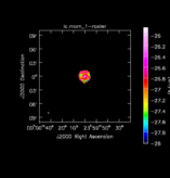 Carbon Monoxide Moment 1 map of Source IRC+10216