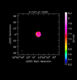 Carbon Monoxide Moment 2 map of Source IRC+10216