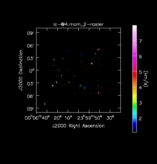 Acetone Moment 2 map of Source IRC+10216
