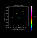Methyltriacetylene Moment 2 map of Source IRC+10216