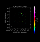 Cyanoformaldehyde Moment 2 map of Source IRC+10216