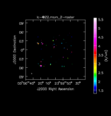 Formamide Moment 2 map of Source IRC+10216