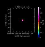 Formamide Moment 2 map of Source IRC+10216