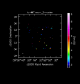 Unknown Moment 2 map of Source IRC+10216