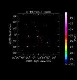 Unknown Moment 1 map of Source IRC+10216