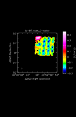 Ethylene Glycol Moment 0 map of Source W-Hya