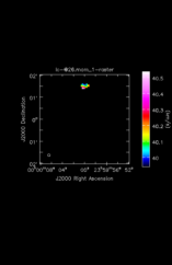 Sulfur Dioxide Moment 1 map of Source W-Hya