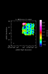 gauche-Ethanol Moment 0 map of Source W-Hya