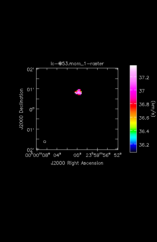 gauche-Ethanol Moment 1 map of Source W-Hya