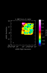 Methyl Formate Moment 0 map of Source W-Hya