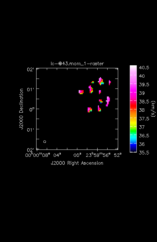 Cyanoallene Moment 1 map of Source W-Hya